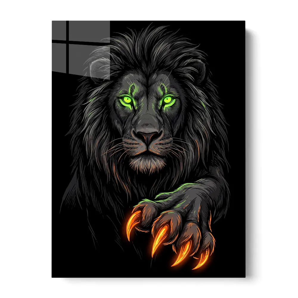 Lion Glowing Paw