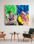 Broly Gogeta Blue Green