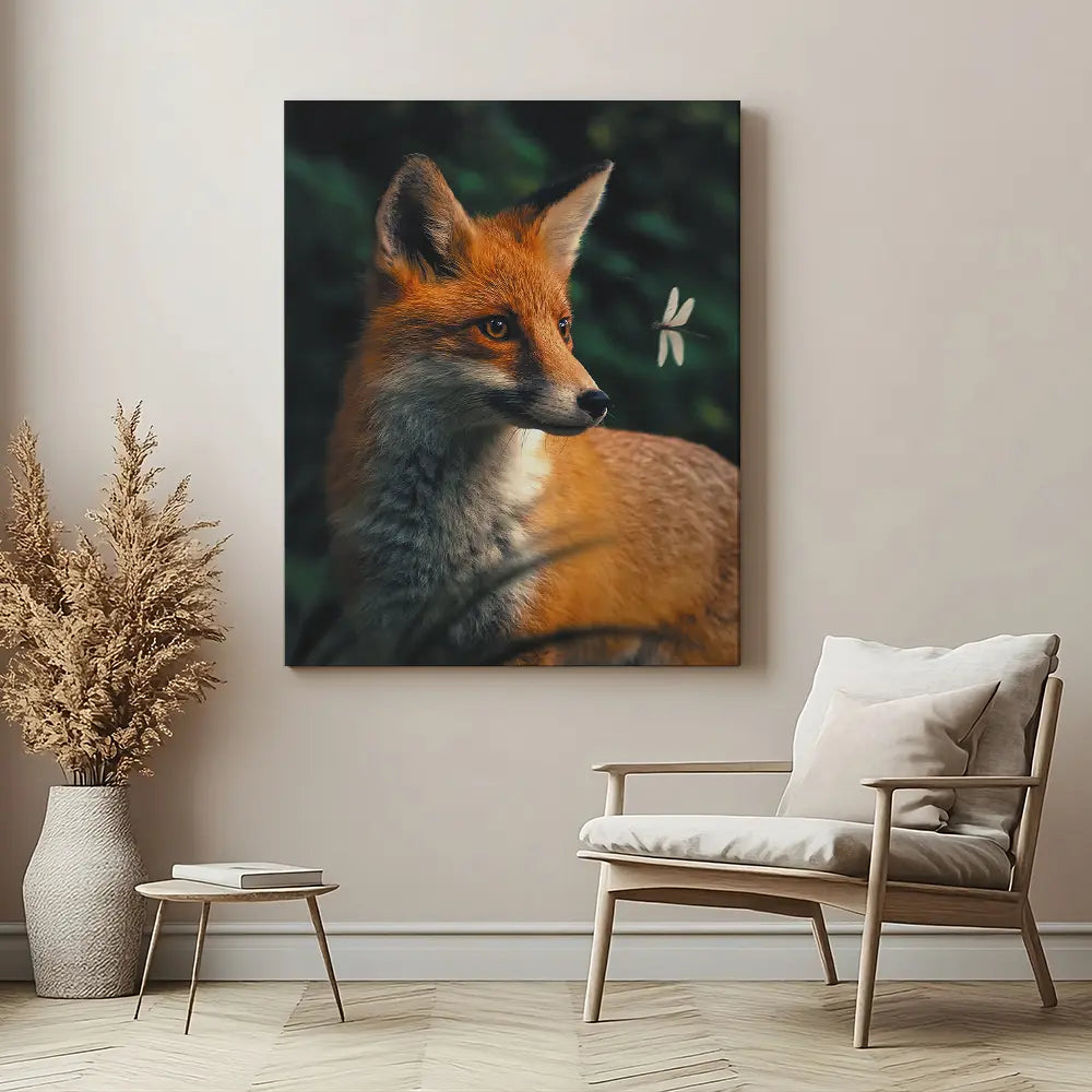 Dragonfly Fox Portrait