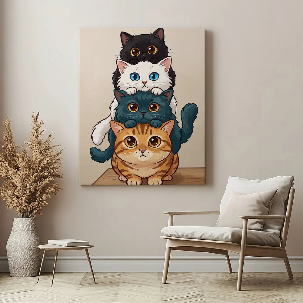 Four Cute Cats