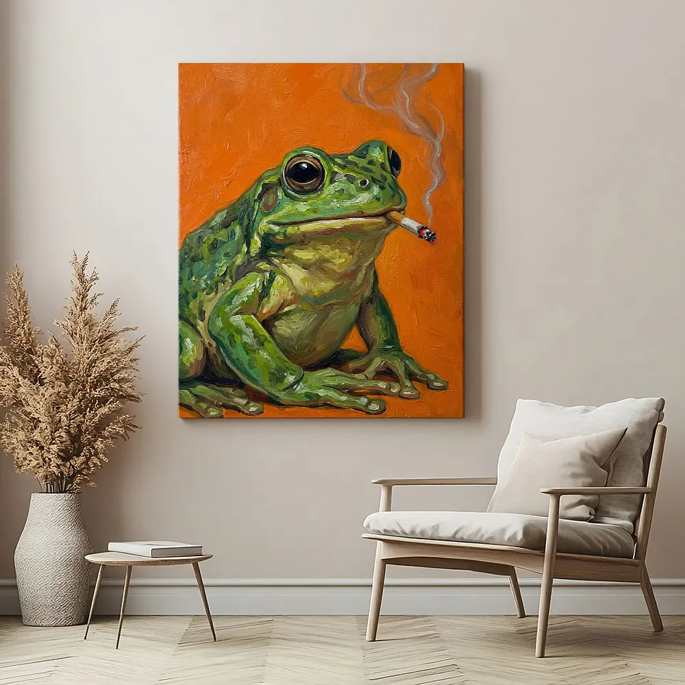 Frog Smoking