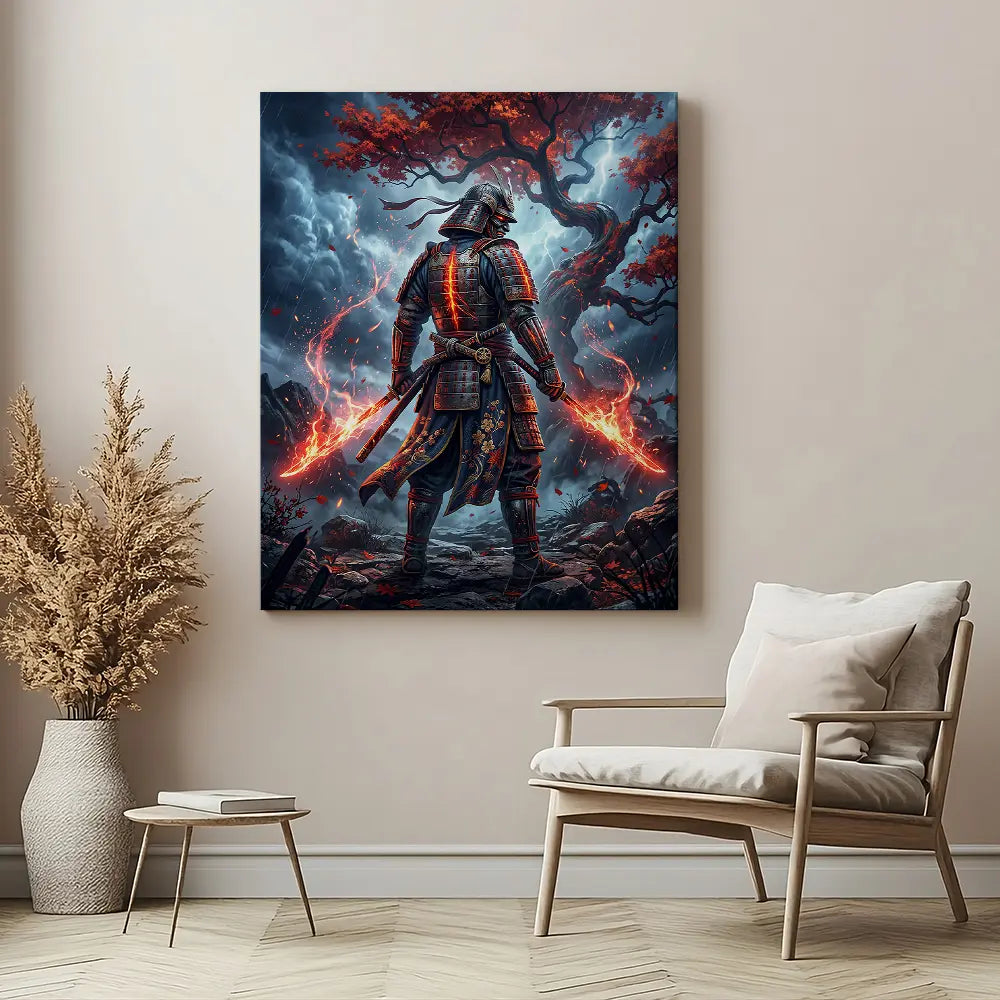 Japanese Samurai Flames