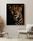 Leopard Black Portrait