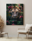Lion Angry Flowers