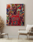 Michael Jordan Legend Pop Art