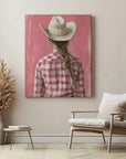 Striped Shirt Cowgirl