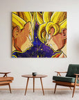Vegeta Goku Super Saiyan