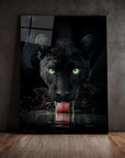 Black Panther Drinking