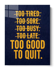 Too Good To Quit