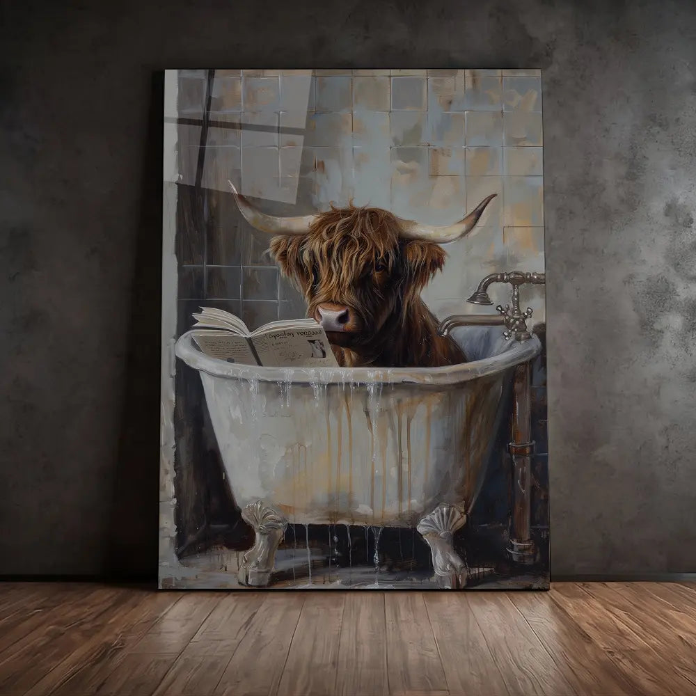 Bathing Yak