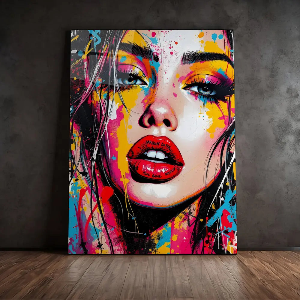 Allure In Color Portrait