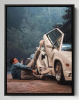 Falling Near Car