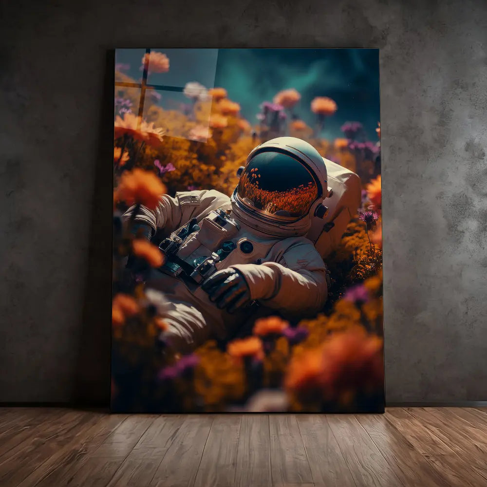 Orange Astronaut Portrait