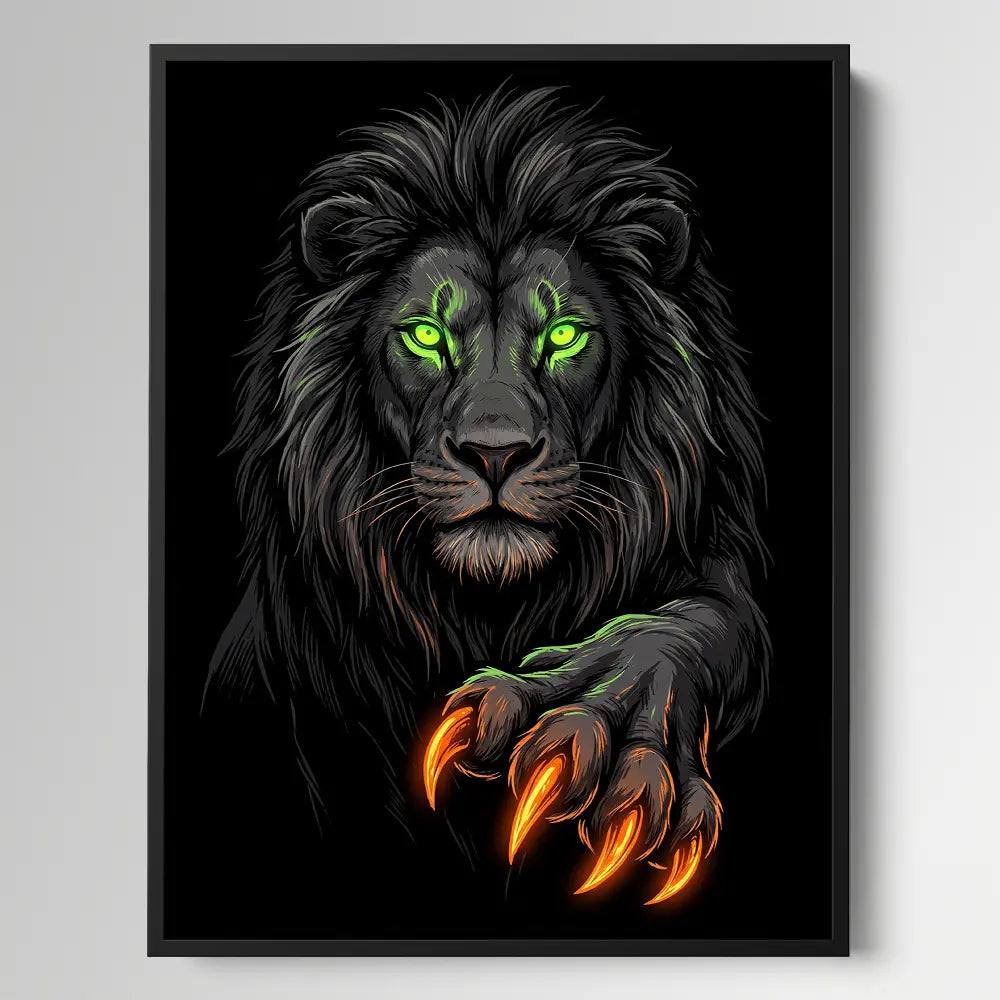 Lion Glowing Paw