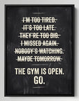The Gym Is Open