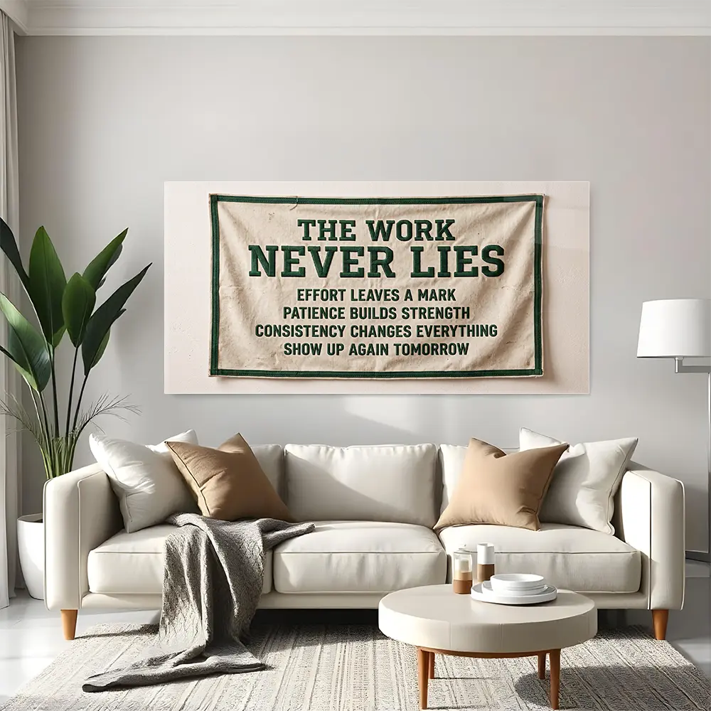 The Work Never Lies