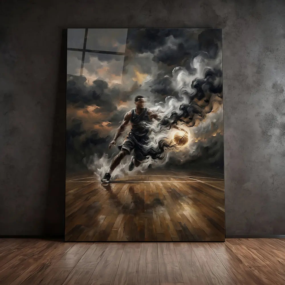 Fogged Basketballer