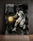 Glowing Watercolor Basketballer