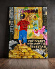 Banksy Gold Pop Art