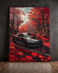 Black Audi Red Autumn