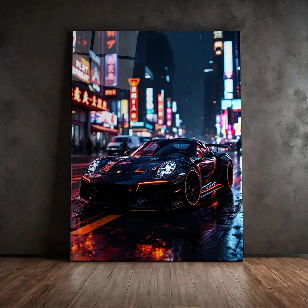 Black Porsche