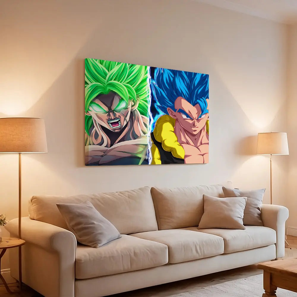Broly Gogeta Blue Green