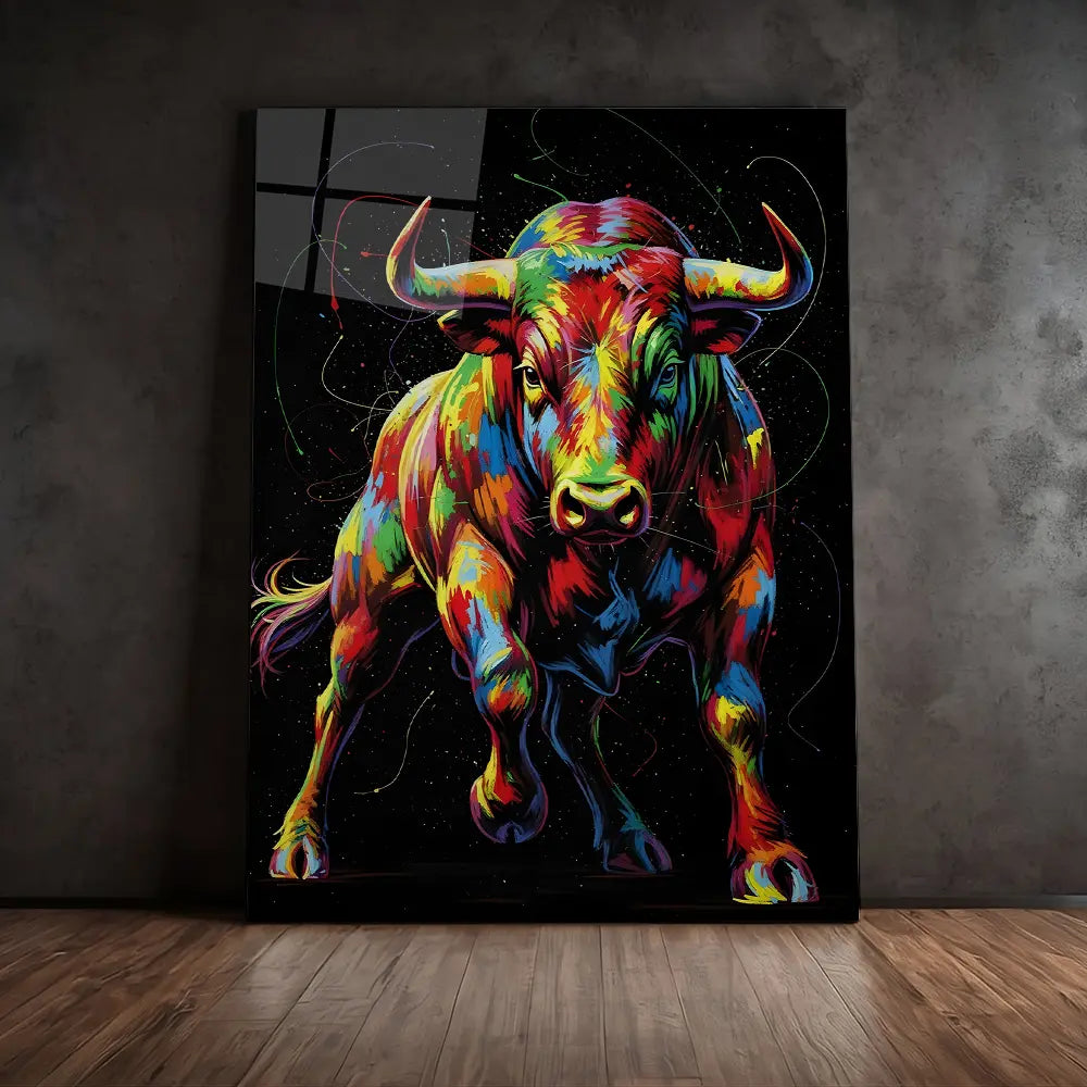 Bull Graffiti Art