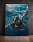 Clear Turtle Portrait