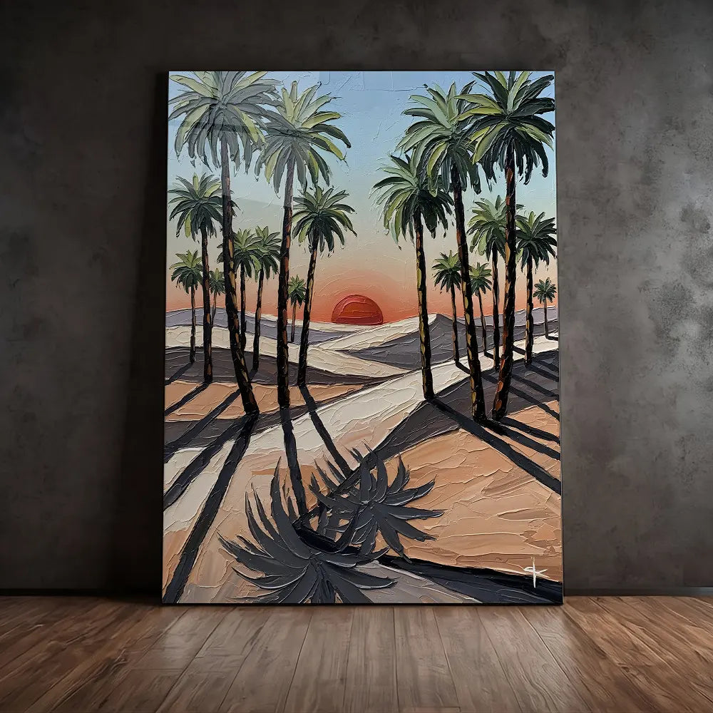 Desert Palm Sunset