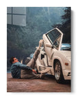 Falling Near Car