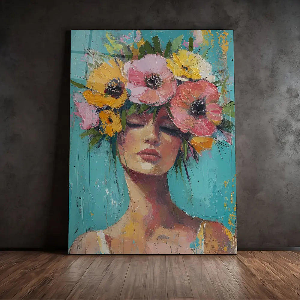 Flower Head Painting