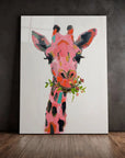 Giraffe Eating Plants