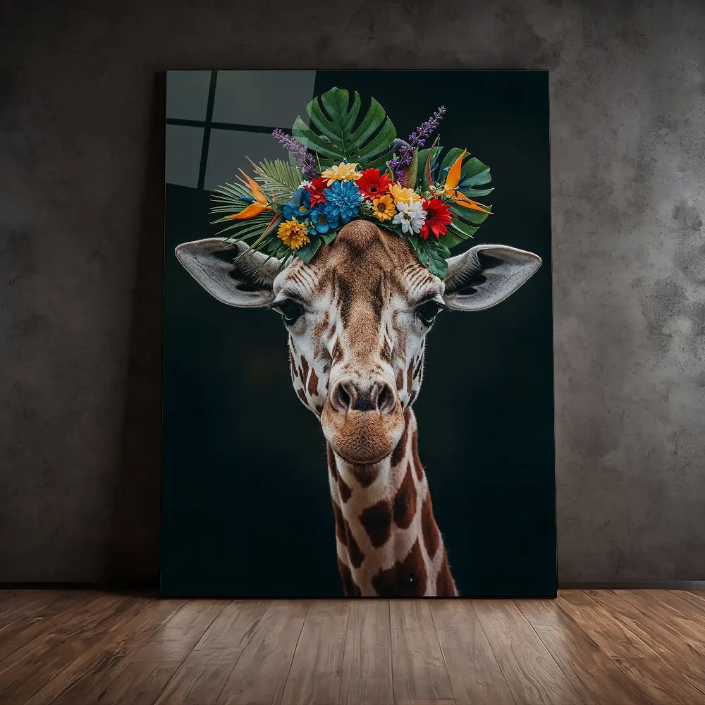Giraffe Flower Hat