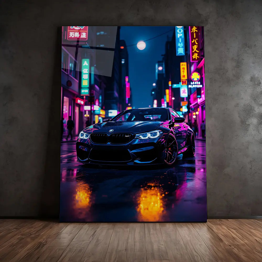 Glowing City BMW
