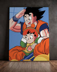 Goku Gohan Happy Flying