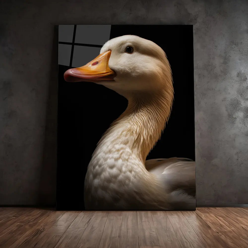 Goose Black Portrait