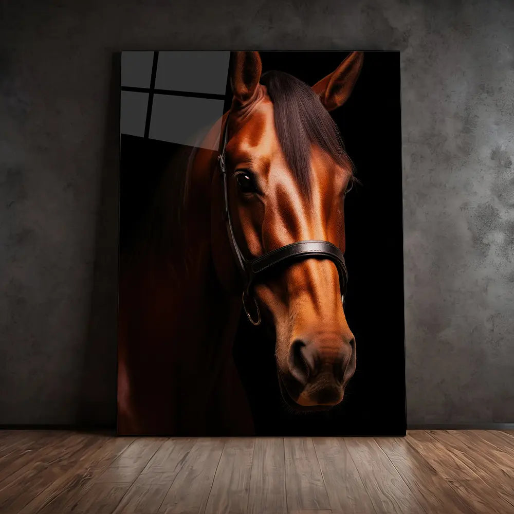 Horse Black Portrait