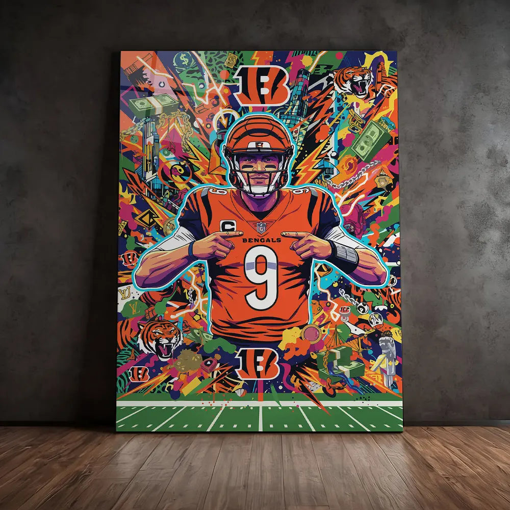 Joe Burrow Pop Art