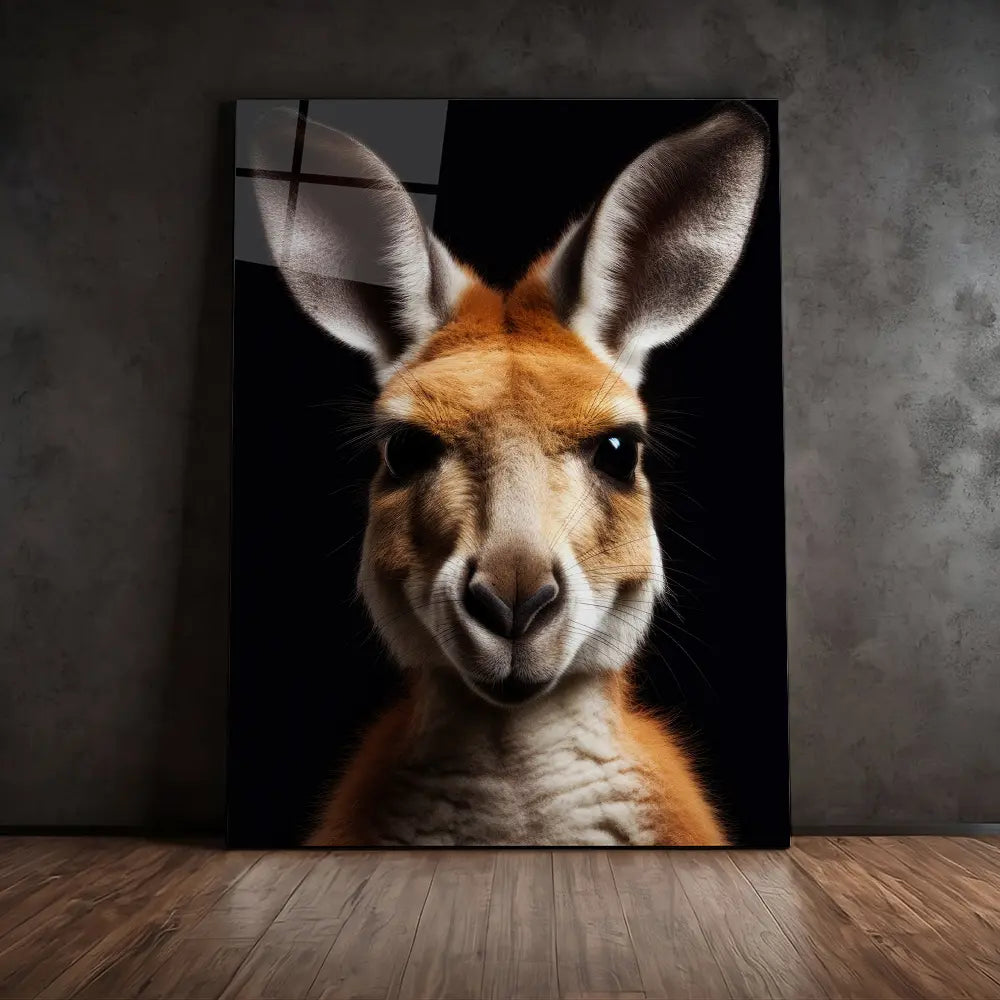Kangaroo Black Portrait