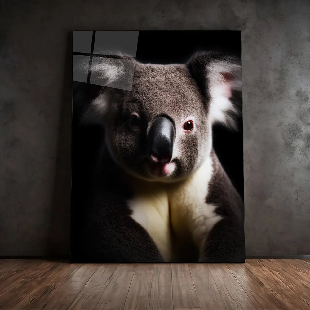 Koala Black Portrait