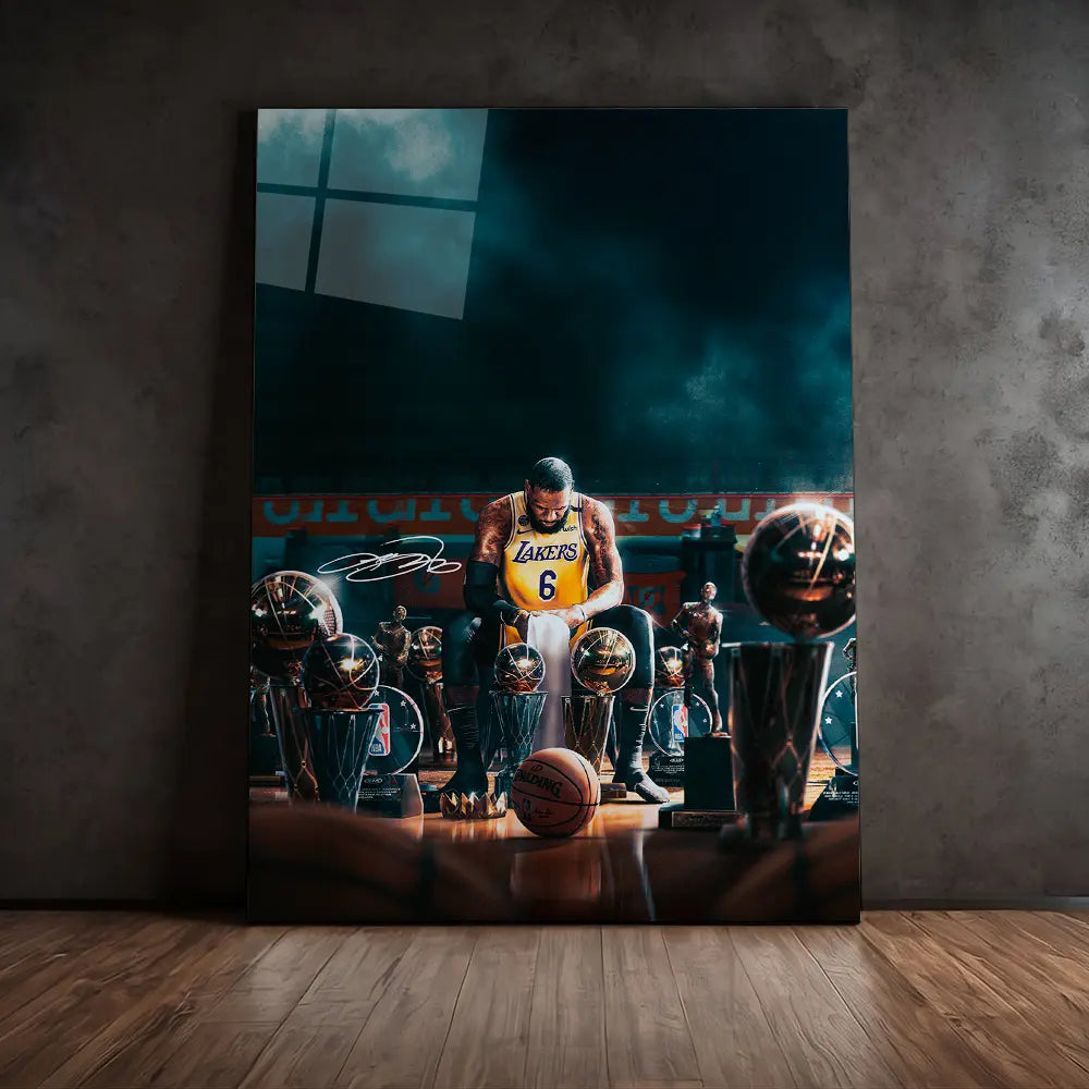 LeBron James Trophies