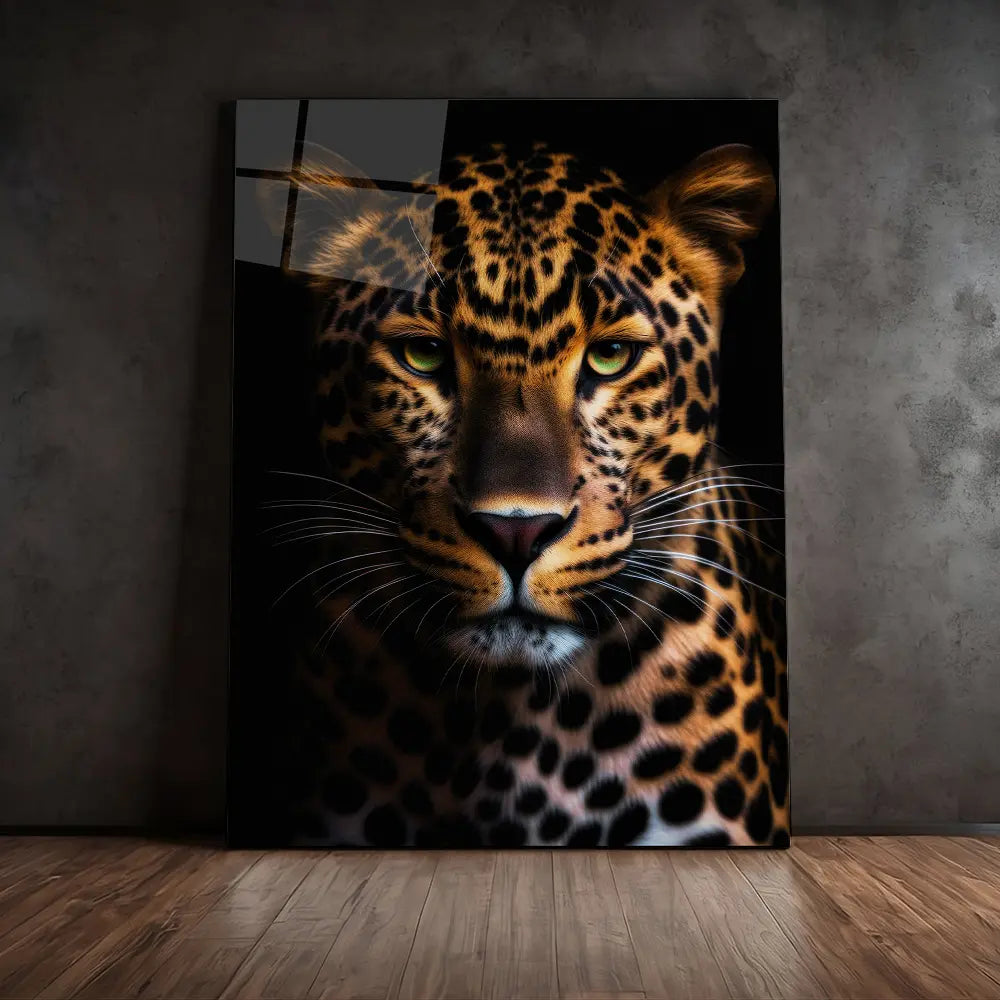 Leopard Black Portrait