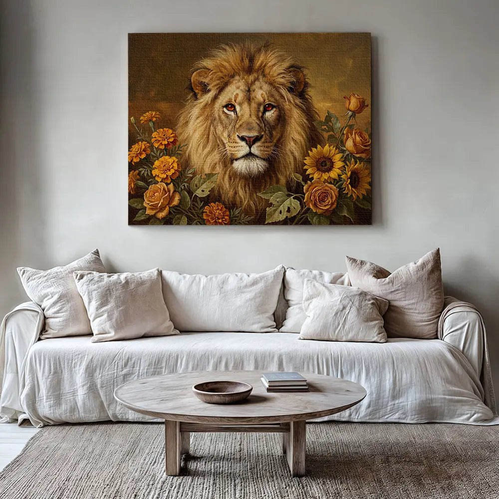 Lion Flowers Landscape