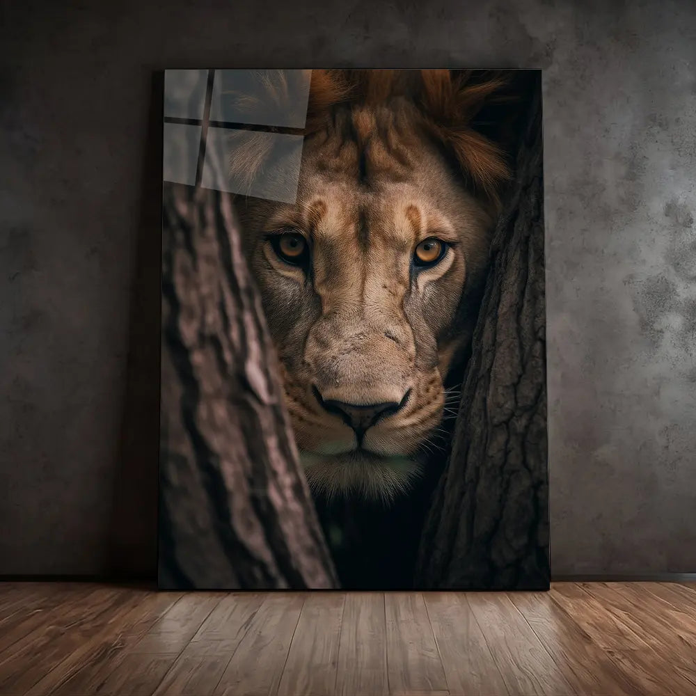 Lioness Hiding