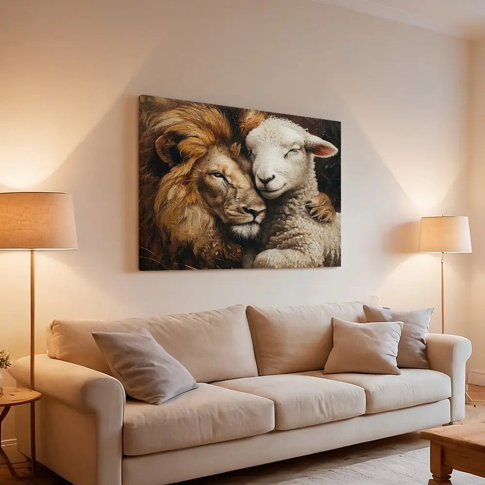 Lion Love Sheep