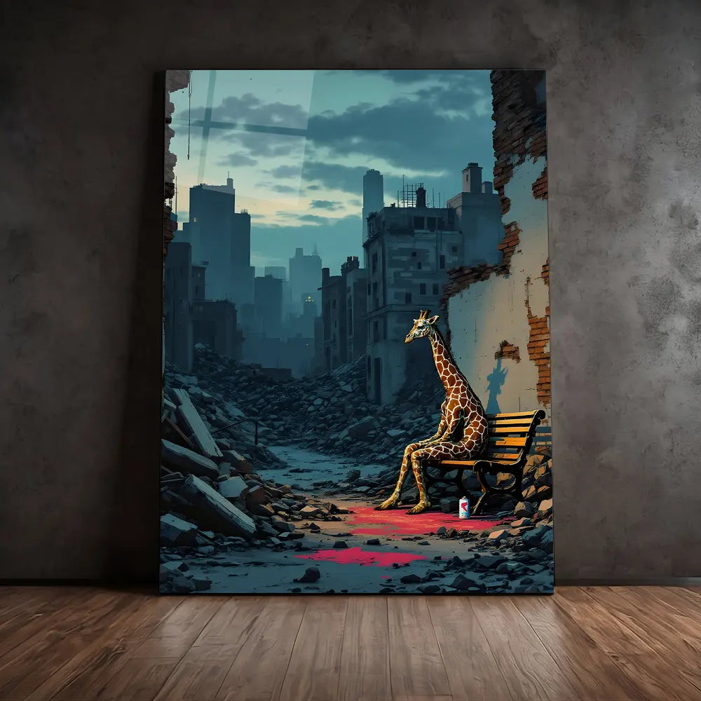Lonely Giraffe Portrait