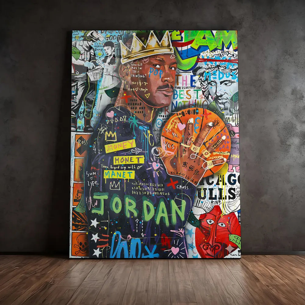 Michael Jordan King Pop Art