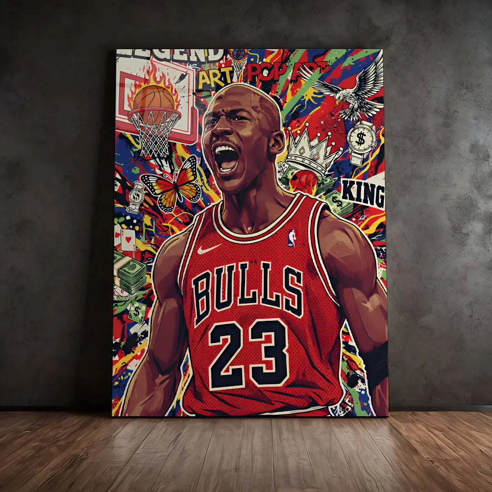 Michael Jordan Legend Pop Art