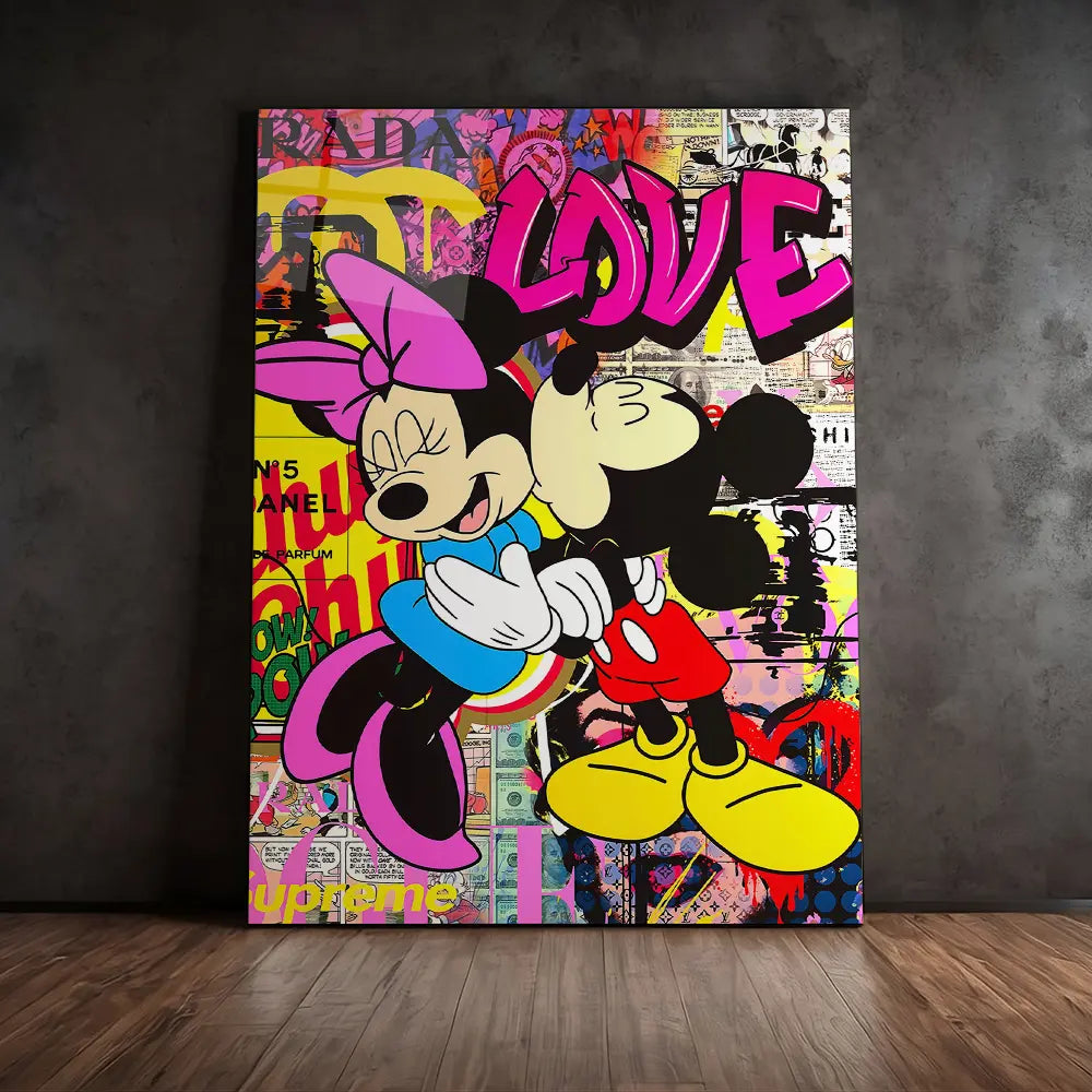 Mickey Minnie Graffiti