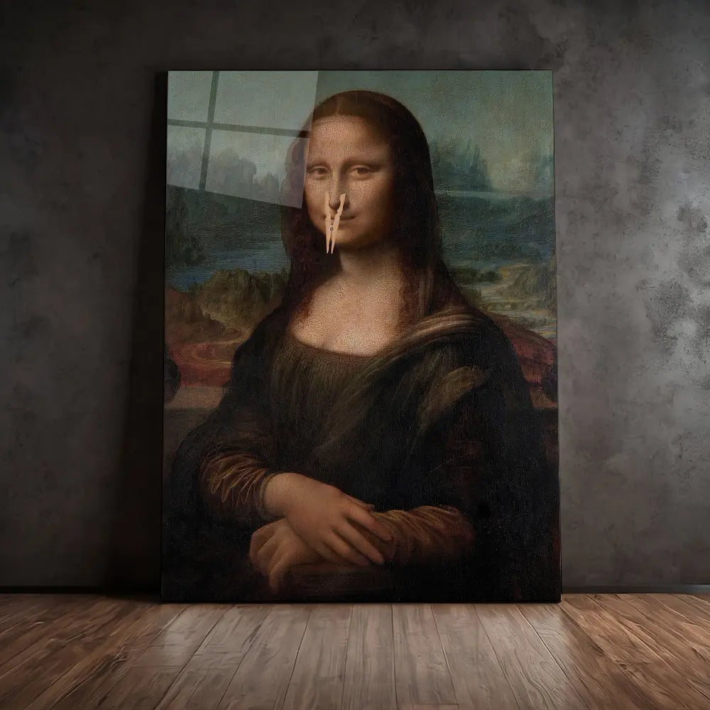 Mona Lisa Clothespin